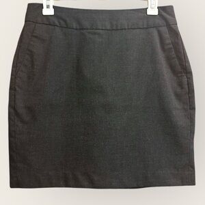 Banana Republic Charcoal Gray Pencil Skirt